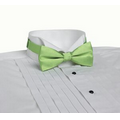 Lime Green Banded Bow Tie
